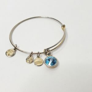 Alex and Ani March Birthstone Bangle Bracelet
